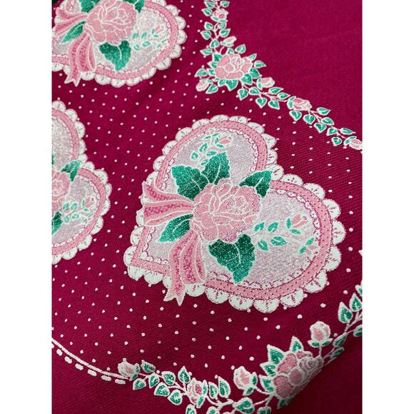 sweatshirt graphic hearts 1980s pink barbiecore - Picture 3 of 10